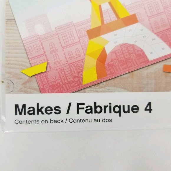 Craft Smart Sticker By Numbers 235 Pc Kit 4 Pk Eiffel Tower Big Ben Golden Gate - Picture 5 of 12